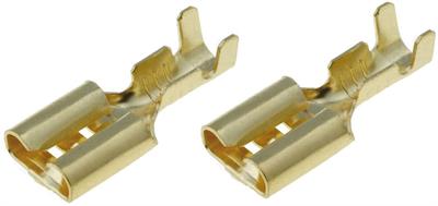 Faston femmina volante 6,3 mm busta 50 pz