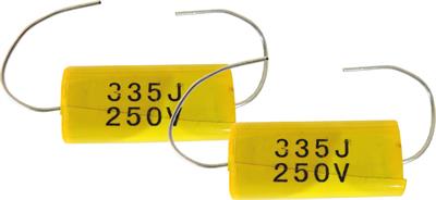 Condensatore 3,3uF-250 V poliestere conf.20 pz