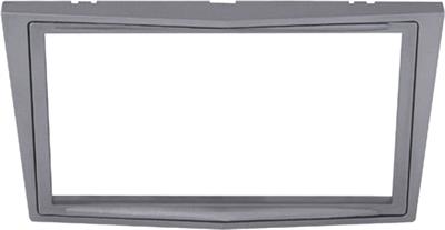 Mascherina autoradio 2 DIN OPEL Corsa dal 2006--> SILVER LUCIDO