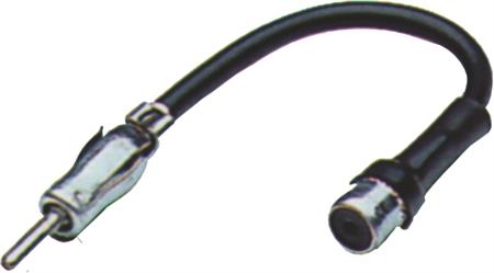 ACV Adattatore Antenna 1501-15 DIN Maschio - ISO Femmina, Per Auto, Rivestimento In Plastica