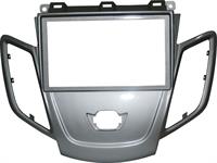 Masch. autoradio 2 DIN Cornice Euro FORD Fiesta 2009-> Silver