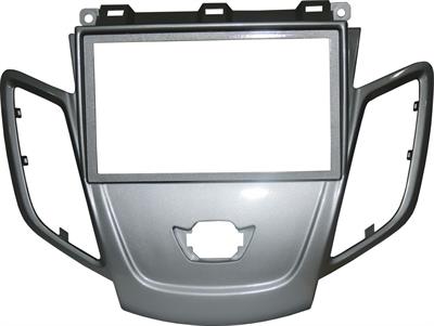 Masch. autoradio 2 DIN Cornice Euro FORD Fiesta 2009-> Silver