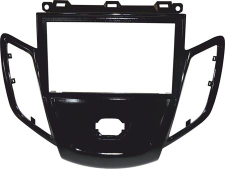 Masch. autoradio 2 DIN Cornice Euro FORD Fiesta 2009-> Nero Luc
