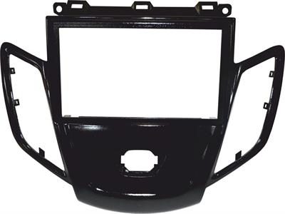 Masch. autoradio 2 DIN Cornice Euro FORD Fiesta 2009-> Nero Luc