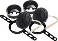 Coppia tweeter al neodimio cupola 20 mm con box e adattatore