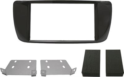 Kit montaggio 2 DIN ALFA ROMEO Giulietta 2010->2013 NERO LUCIDO