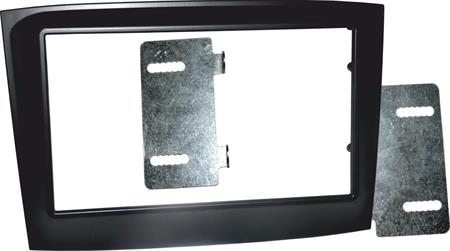 Kit montaggio 2 DIN FIAT Doblò dal 2015-> Nero Opaco