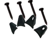 Kit clip con viti per fissaggio griglia in rete