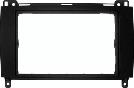 Mascherina autoradio 2 ISO NO Cornice MERCEDES Classe A-B '05->