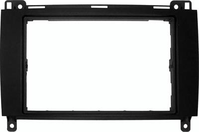 Mascherina autoradio 2 ISO NO Cornice MERCEDES Classe A-B '05->