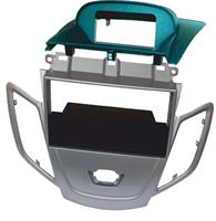 Mascherina autoradio 1 DIN FORD Fiesta 2009-> cupolino BLU