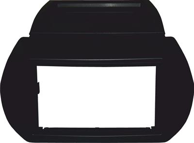 Mascherina autoradio 2 DIN FIAT Qubo-Fiorino dal 2009--> NERO