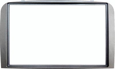 Mascherina autoradio 2 ISO NO Cornice ALFA ROMEO 147 Silver