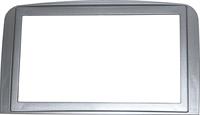 Masch. autoradio 2 ISO Cornice Euro ALFA ROMEO 147 Silver
