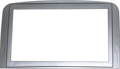 Masch. autoradio 2 ISO Cornice Euro ALFA ROMEO 147 Silver