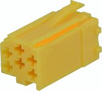 Connettore mini ISO Multimarca Universale GIALLO