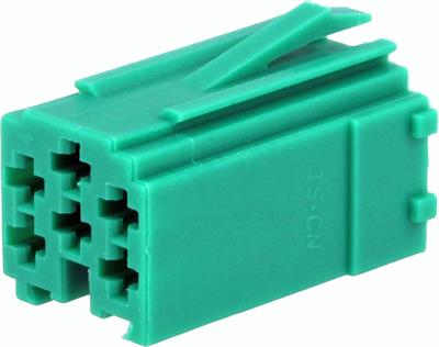 Connettore mini ISO Multimarca Universale VERDE