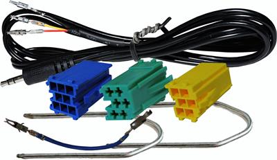 Kit cavo AUX-IN UNIVERSALE con connettori BOSH Jack maschio