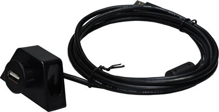 Prolunga USB-USB 2 mt con femmina da pannello