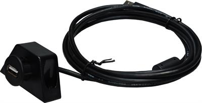 Prolunga USB-USB 2 mt con femmina da pannello