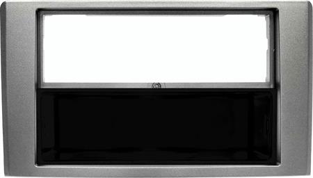 Mascherina autoradio 1 DIN IVECO Daily 2009->2012 SILVER