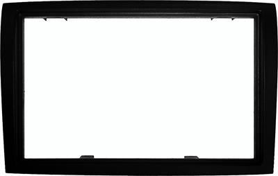 Mascherina autoradio 2 ISO NO Cornice FIAT Ducato dal 2006 Nera