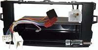KIT Masch. autoradio 1 DIN+acc TOYOTA Auris dal 2007-> Nero