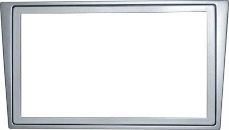 Mascherina autoradio 2 DIN OPEL Agila fino->2004 SILVER