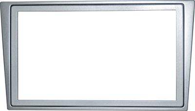 Mascherina autoradio 2 DIN OPEL Agila fino->2004 SILVER