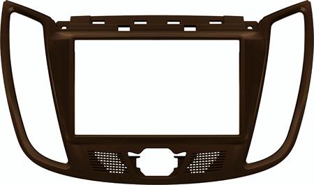 Kit montaggio 2 DIN FORD C-Max 2010->2017 MARRONE DARK