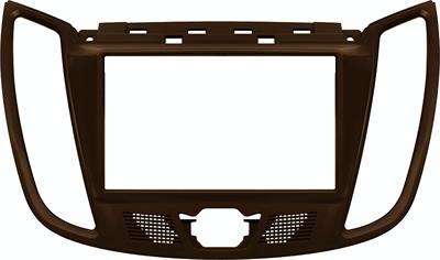 Kit montaggio 2 DIN FORD C-Max 2010->2017 MARRONE DARK