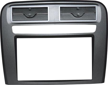 Mascherina autoradio 2 DIN FIAT Grande Punto ANTRACITE