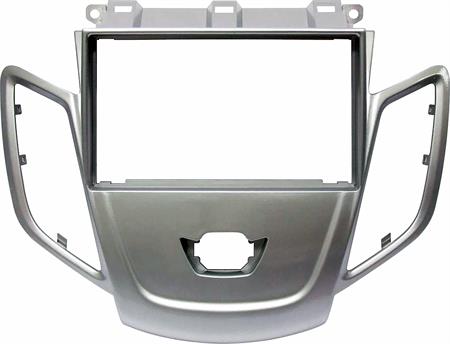 Mascherina autoradio 2 DIN NO Cornice FORD Fiesta 2009-> Silver