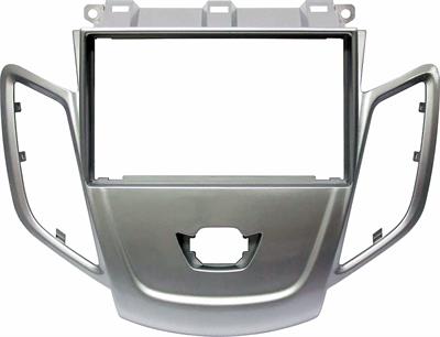 Mascherina autoradio 2 DIN NO Cornice FORD Fiesta 2009-> Silver
