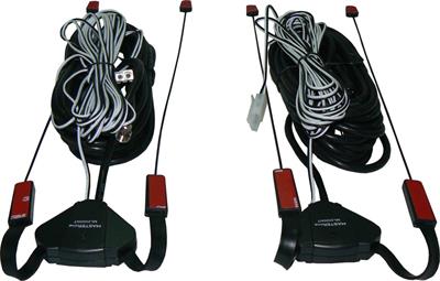 Antenna DVBT universale interna amplificata a lunotto