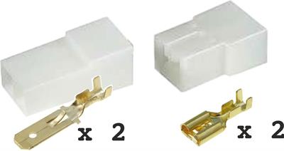 Kit blocchetti 2 vie maschio-femmina connessione volante