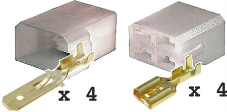 Kit blocchetti 4 vie maschio-femmina connessione volante