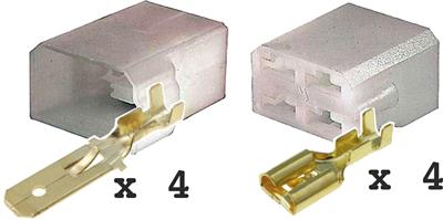 Kit blocchetti 4 vie maschio-femmina connessione volante