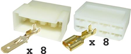 Kit blocchetti 8 vie maschio-femmina connessione volante