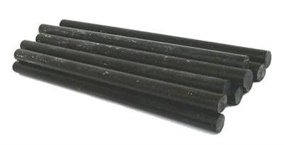 Confezione cartucce di silicone a caldo NERO 12mm 10 pz