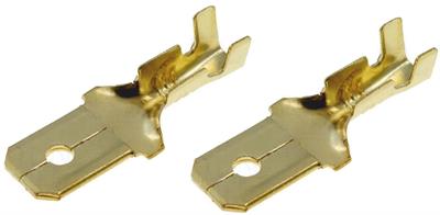 Faston maschio volante 6,3 mm busta 50 pz