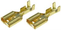 Faston femmina c/dentino ritenuta 6,3 mm busta 50 pz