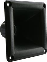 Tromba in ABS 115x115 mm con attacco filettato 1 pollice
