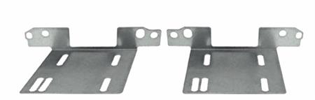 Coppia staffe metalliche per 2 DIN FIAT 500 L dal 2012->2017