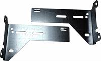 Coppia staffe metalliche per 2 DIN VW Golf 5 dal 2005->2014