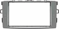 Mascherina autoradio 2 DIN No Cornice TOYOTA Auris 2007-> SILVER