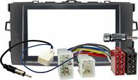 KIT Masch. radio 2 DIN+acc Corn Euro TOYOTA Auris dal'07 Grigio