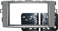 Kit montaggio 2 DIN Corn Euro TOYOTA Auris dal 2007--> Silver