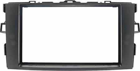 Masch. autoradio 2 DIN Cornice Cina TOYOTA Auris 2007-> GRIGIO