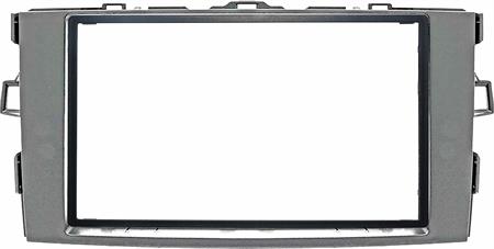 Masch. autoradio 2 DIN Cornice Cina TOYOTA Auris 2007-> SILVER